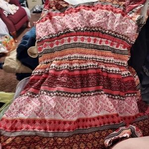 BUNDLE OF TWO 2 tribal skater dresses